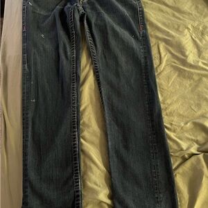 True Religion Dark Blue Straight Jeans